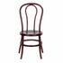 Chivari Mahogany ToughWood™ Bentwood Chair with Round Seat CBWMR-ZG-T