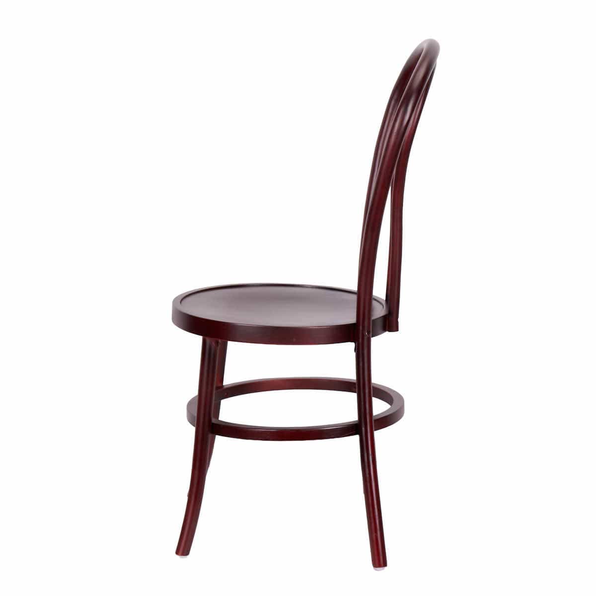 Chivari Mahogany ToughWood™ Bentwood Chair with Round Seat CBWMR-ZG-T