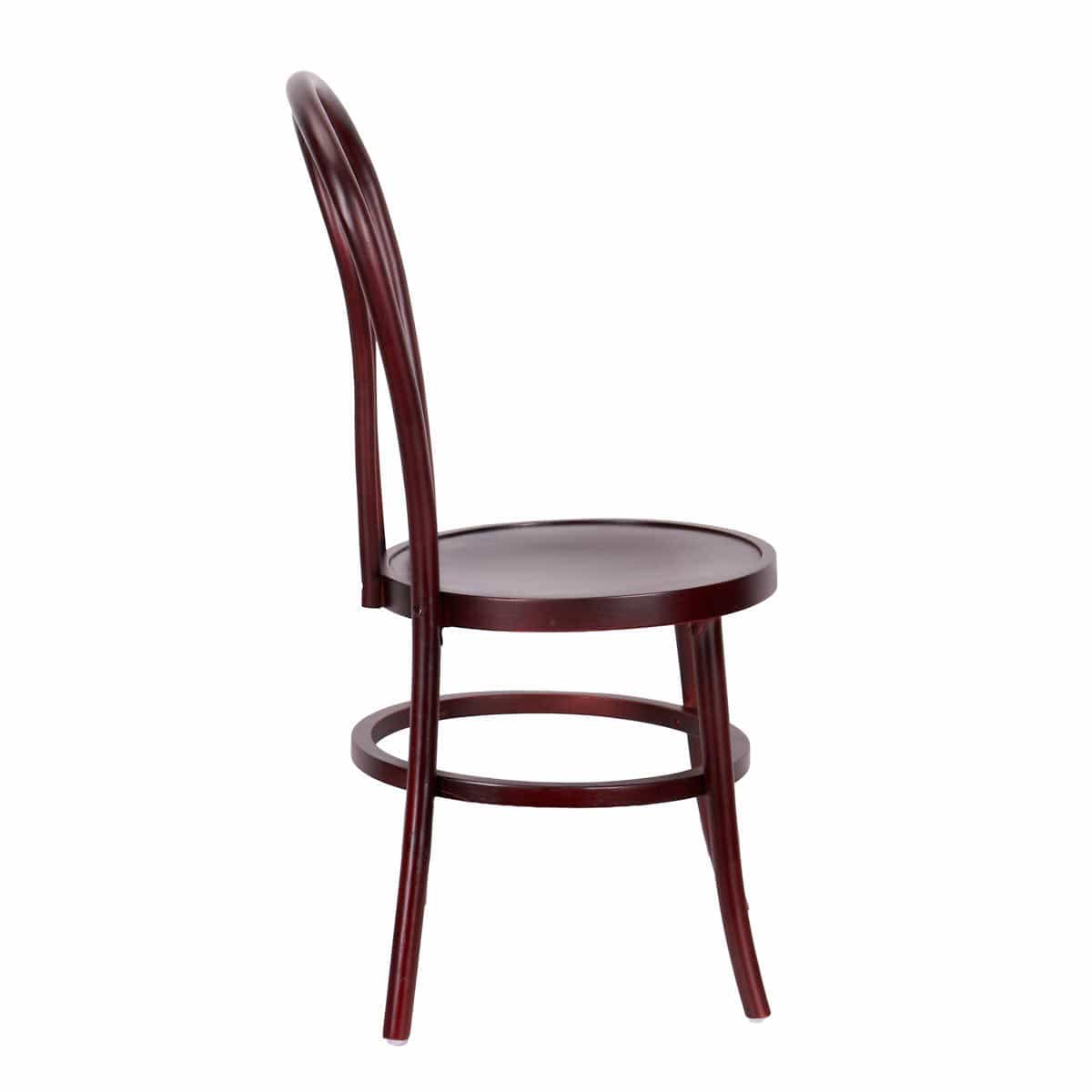 Chivari Mahogany ToughWood™ Bentwood Chair with Round Seat CBWMR-ZG-T