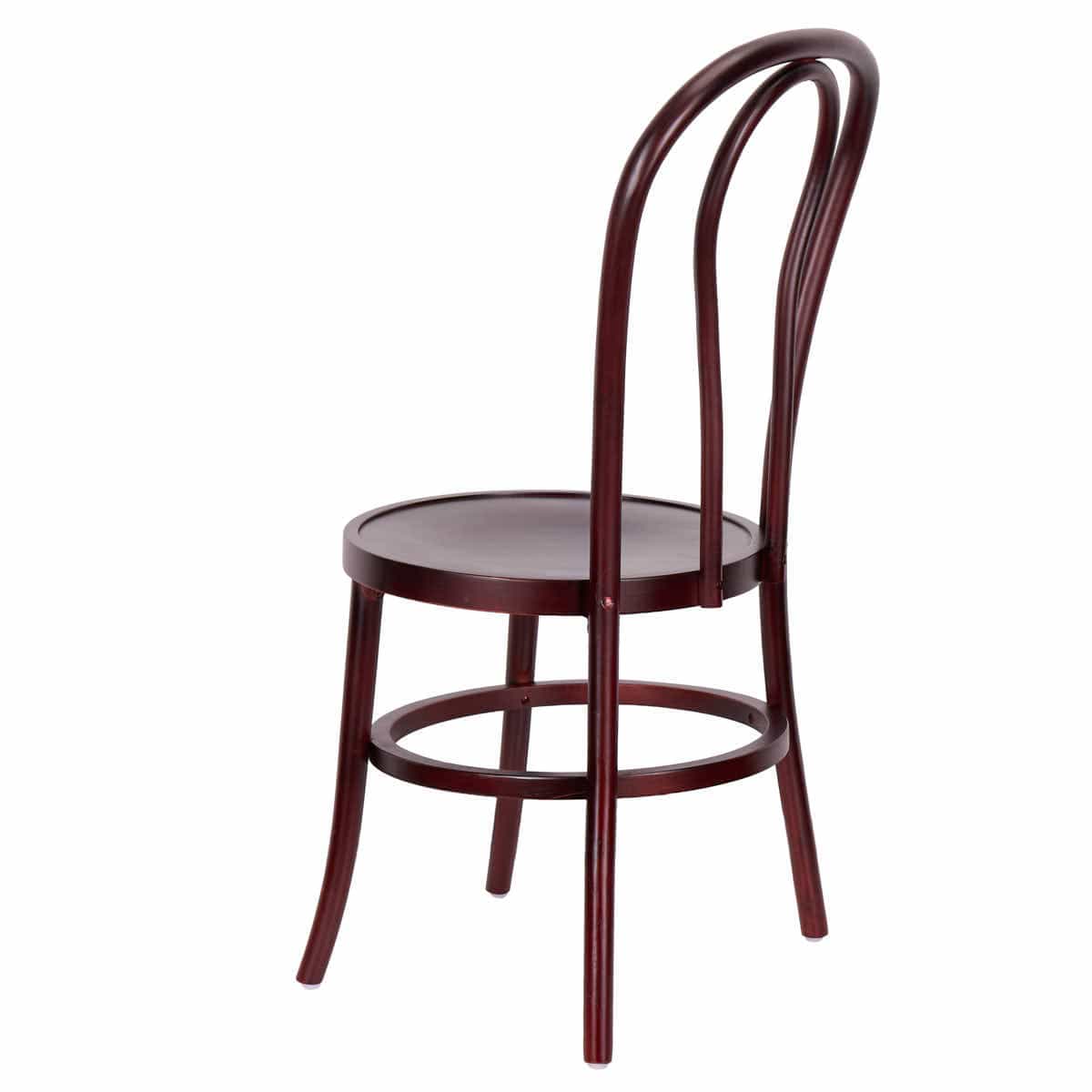 Chivari Mahogany ToughWood™ Bentwood Chair with Round Seat CBWMR-ZG-T