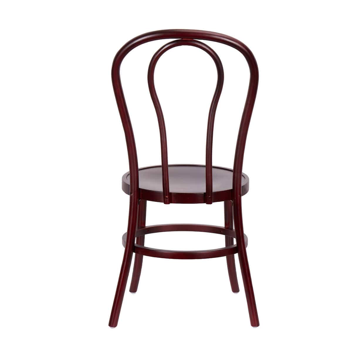 Chivari Mahogany ToughWood™ Bentwood Chair with Round Seat CBWMR-ZG-T