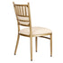 Chiavari 2.0 Bellissimo Champagne Gold Aluminum Chair with White Silicone Cushion