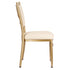 Chiavari 2.0 Bellissimo Champagne Gold Aluminum Chair with White Silicone Cushion