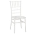 Chivari White BasicResin™ Chiavari Chair CCPW-SG-T