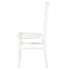 Chivari White BasicResin™ Chiavari Chair CCPW-SG-T