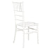 Chivari White BasicResin™ Chiavari Chair CCPW-SG-T