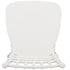 Chivari White BasicResin™ Chiavari Chair CCPW-SG-T