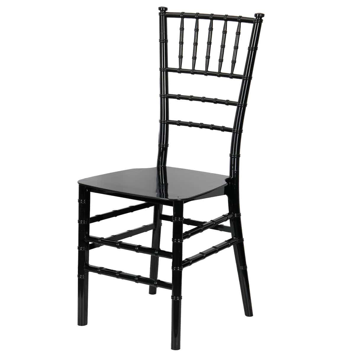 Chivari Black ThinResin™ Chiavari Chair CCRB-MONO-THIN-ZG-T