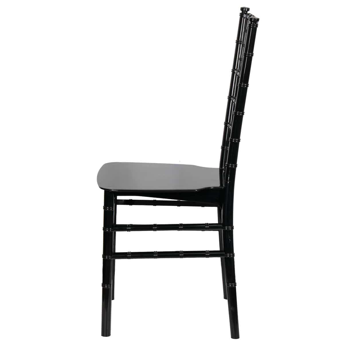 Chivari Black ThinResin™ Chiavari Chair CCRB-MONO-THIN-ZG-T