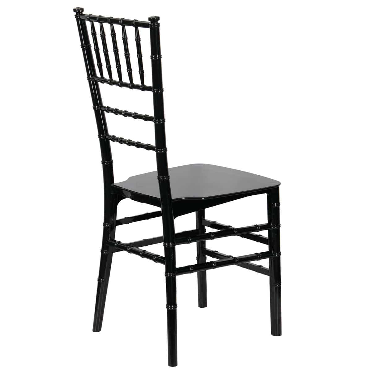 Chivari Black ThinResin™ Chiavari Chair CCRB-MONO-THIN-ZG-T