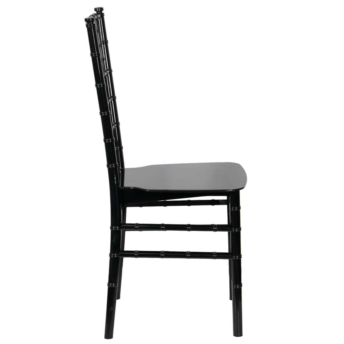 Chivari Black ThinResin™ Chiavari Chair CCRB-MONO-THIN-ZG-T
