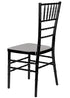 Chivari Black Resin Steel Skeleton™ Chiavari Chair- 4 Pack - Some Assembly Required CCRB-U4-STEEL-AX-T-4