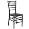 Chivari Black Woodgrain ToughResin™ Chiavari Chair CCRBB-MONO-AX-T