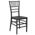 Chivari Black Woodgrain ToughResin™ Chiavari Chair CCRBB-MONO-AX-T