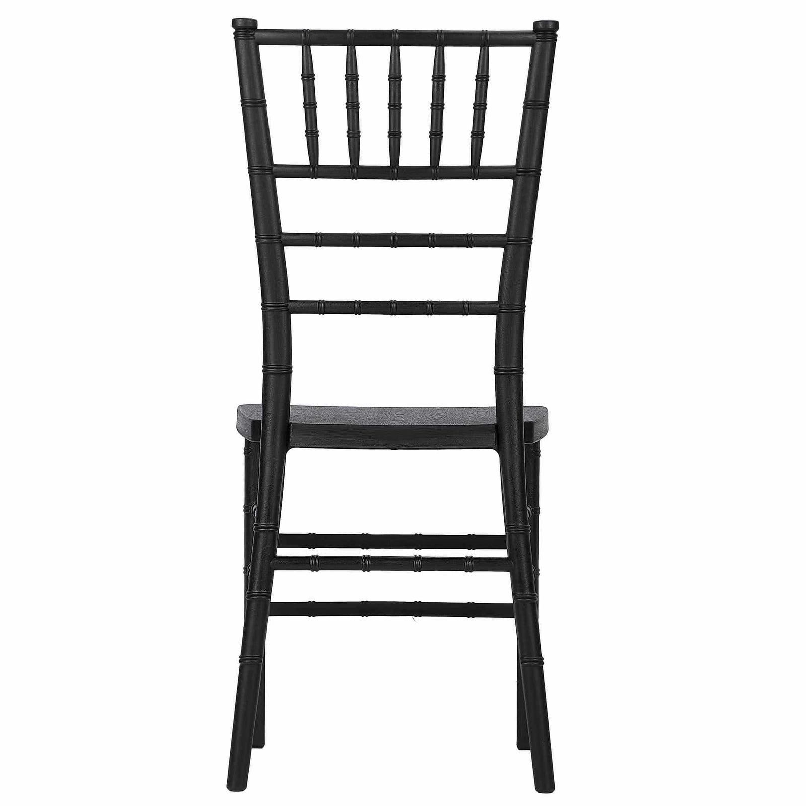 Chivari Black Woodgrain ToughResin™ Chiavari Chair CCRBB-MONO-AX-T