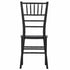Chivari Black Woodgrain ToughResin™ Chiavari Chair CCRBB-MONO-AX-T