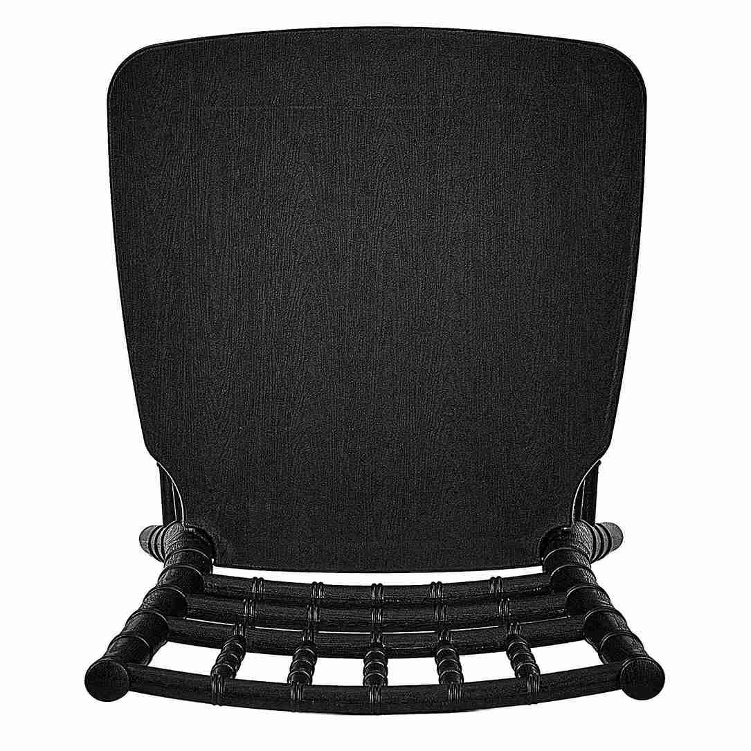 Chivari Black Woodgrain ToughResin™ Chiavari Chair CCRBB-MONO-AX-T