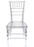 Chivari Clear ToughResin™ Chiavari Chair  - 2 Pack - Some Assembly Required CCRC2-U-ZG-T-2