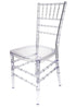 Chivari Clear ToughResin™ Chiavari Chair  - 2 Pack - Some Assembly Required CCRC2-U-ZG-T-2