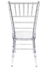 Chivari Clear ToughResin™ Chiavari Chair  - 2 Pack - Some Assembly Required CCRC2-U-ZG-T-2