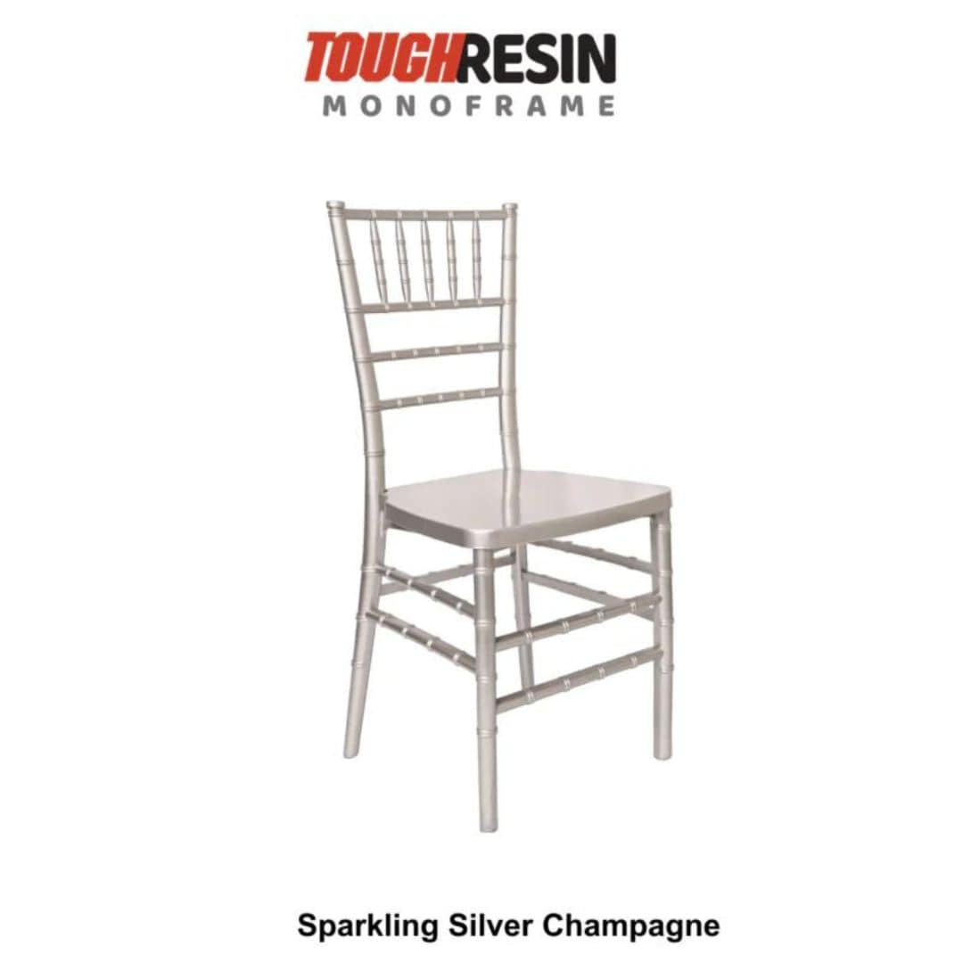 Chivari Sparkling Silver Champagne ToughResin™ Chiavari Chair CCRCSSPCC-MN-AX