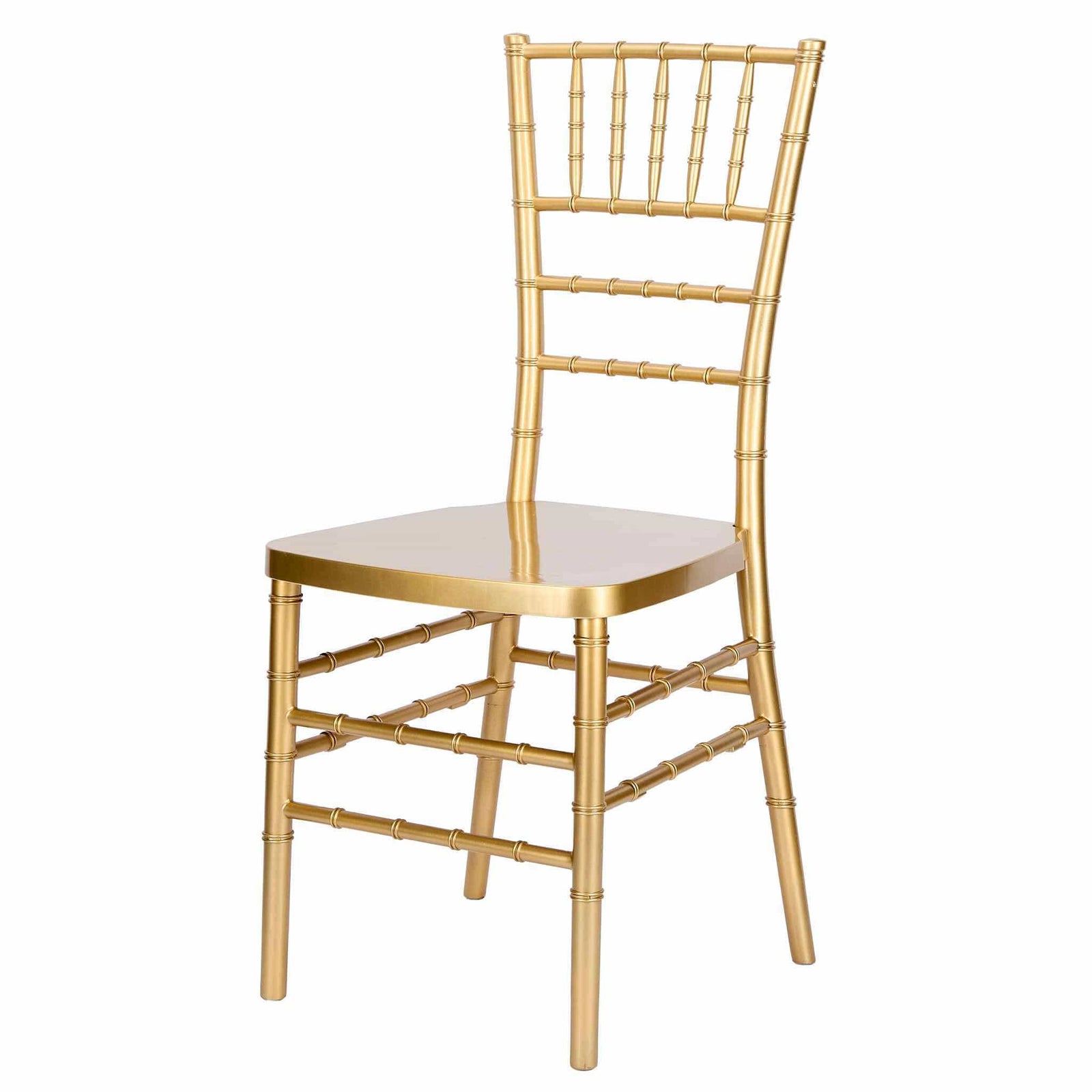 Chivari Gold Bullion Resin Steel Skeleton™ Chiavari Chair with Color Core CCRGBCC-ST-A