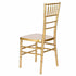 Chivari Gold Bullion Resin Steel Skeleton™ Chiavari Chair with Color Core CCRGBCC-ST-A