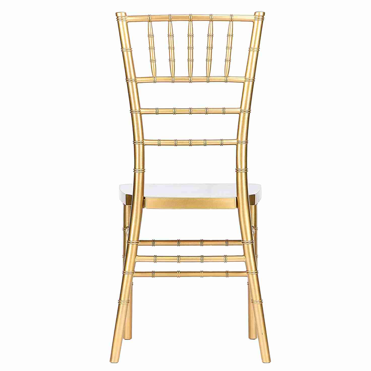 Chivari Gold Bullion Resin Steel Skeleton™ Chiavari Chair with Color Core CCRGBCC-ST-A