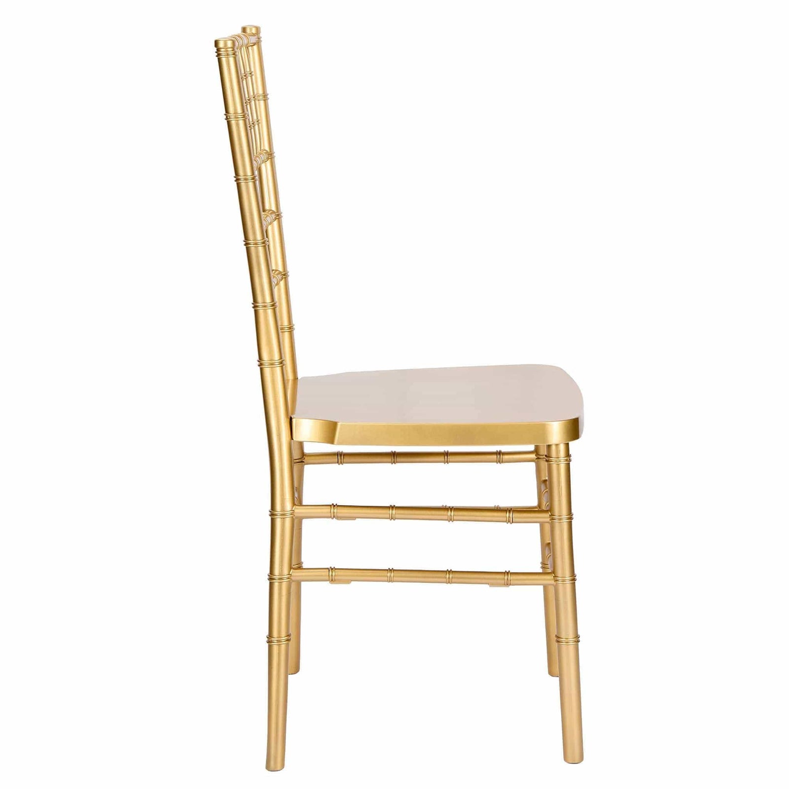Chivari Gold Bullion Resin Steel Skeleton™ Chiavari Chair with Color Core CCRGBCC-ST-A