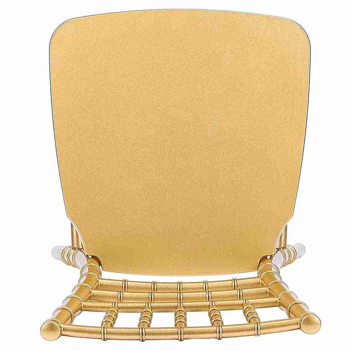 Chivari Gold Bullion Resin Steel Skeleton™ Chiavari Chair with Color Core CCRGBCC-ST-A