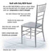 40 Chair Pack Silver ToughResin™ Chiavari Chair