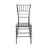 Chivari Clear Smoke Resin ThinVisible™ Seat Chiavari Chair CCRSM-MONO-THIN-ZG-T