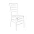 Chivari White ToughResin Chiavari Chair - 2 Pack - Some Assembly Required CCRW2-U-ZG-T-2