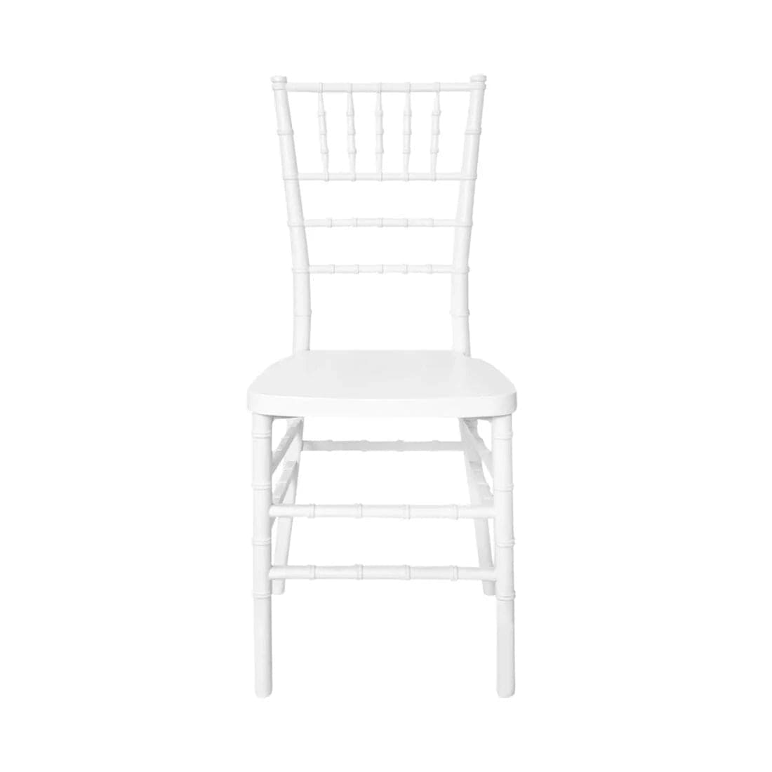Chivari White ToughResin Chiavari Chair - 2 Pack - Some Assembly Required CCRW2-U-ZG-T-2