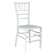Chivari White Woodgrain ToughResin™ Chiavari Chair CCRWB-MONO-AX-T
