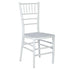 Chivari White Woodgrain ToughResin™ Chiavari Chair CCRWB-MONO-AX-T