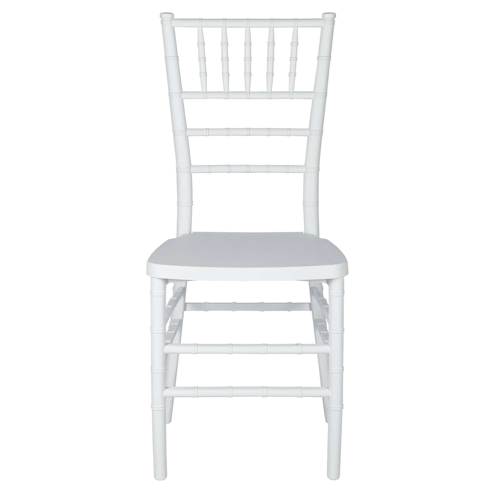 Chivari White Woodgrain ToughResin™ Chiavari Chair CCRWB-MONO-AX-T