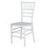 Chivari White Woodgrain ToughResin™ Chiavari Chair CCRWB-MONO-AX-T