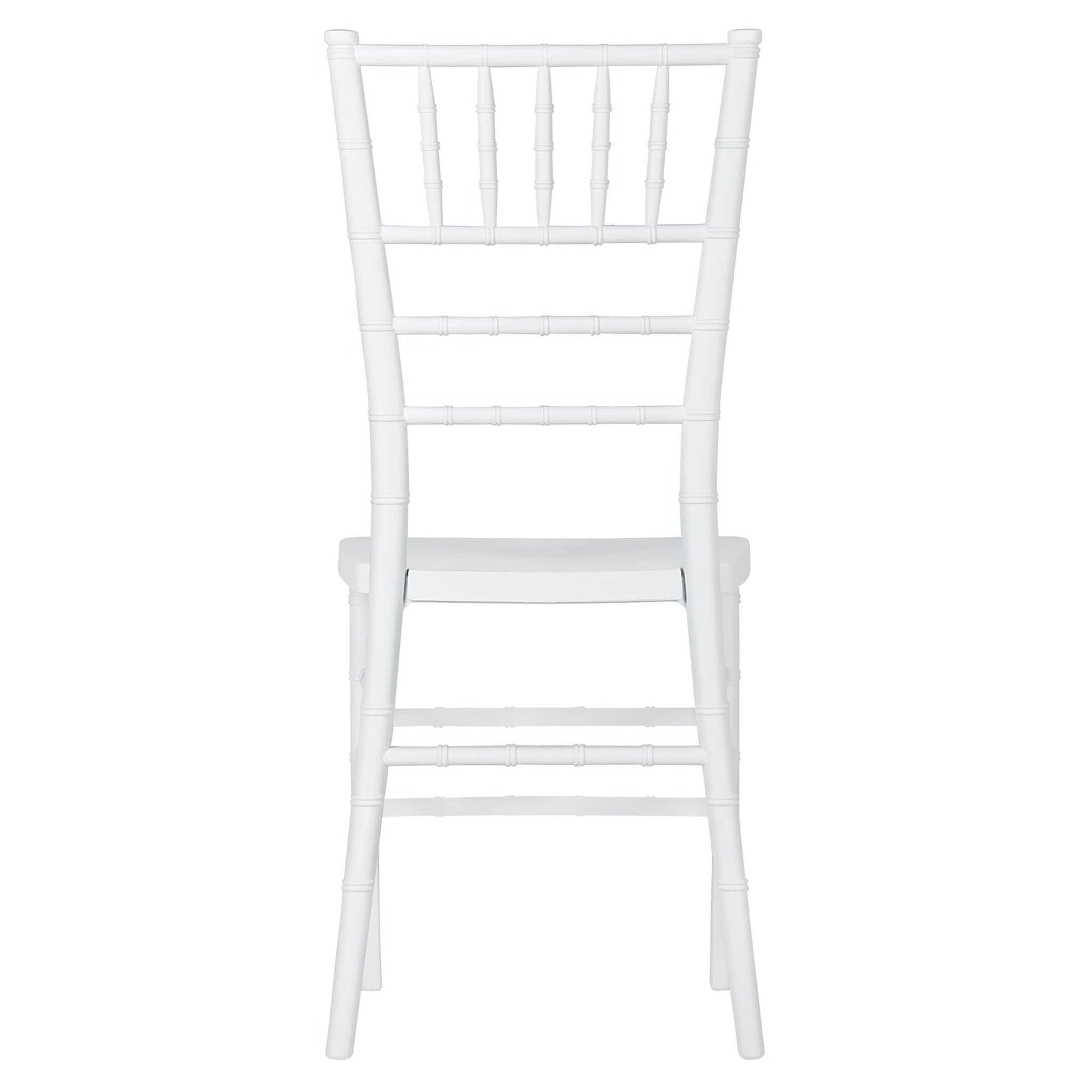 Chivari White Woodgrain ToughResin™ Chiavari Chair CCRWB-MONO-AX-T