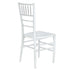 Chivari White Woodgrain ToughResin™ Chiavari Chair CCRWB-MONO-AX-T