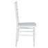 Chivari White Woodgrain ToughResin™ Chiavari Chair CCRWB-MONO-AX-T