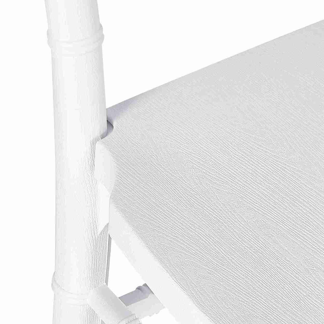 Chivari White Woodgrain ToughResin™ Chiavari Chair CCRWB-MONO-AX-T