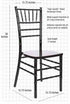 Chivari Black ToughWood™ Chiavari Chair CCWB-ZG-T