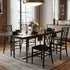 Chivari Black Diamond Back Chair - 4 Pack - Some Assembly Required CDRB-U-ZG-T-4