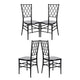 Chivari Black Diamond Back Chair - 4 Pack - Some Assembly Required CDRB-U-ZG-T-4