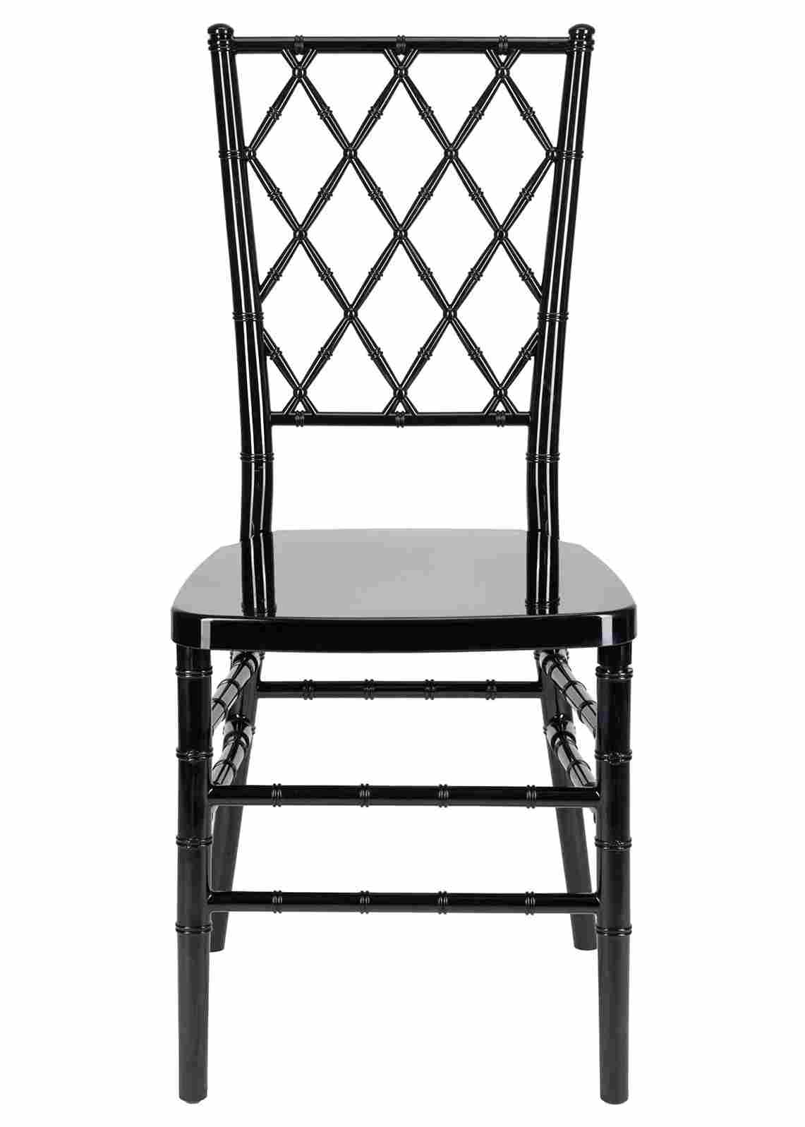 Chivari Black Diamond Resin Chair - 2 Pack - Some Assembly Required CDRB2-U-ZG-T-2