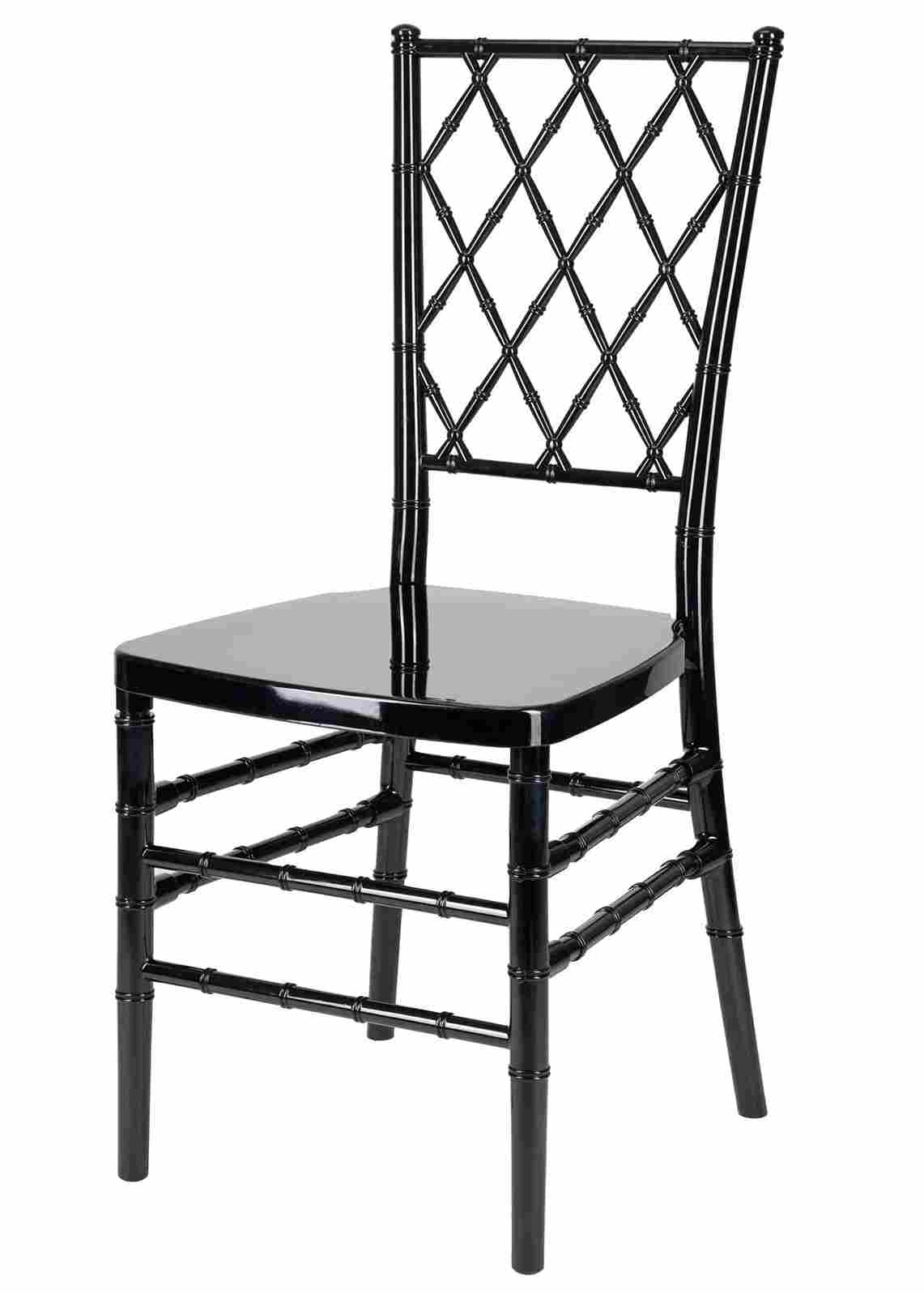 Chivari Black Diamond Resin Chair - 2 Pack - Some Assembly Required CDRB2-U-ZG-T-2