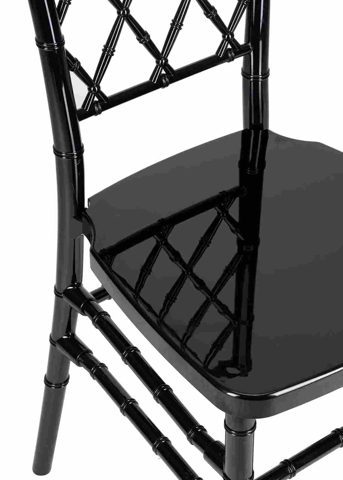 Chivari Black Diamond Resin Chair - 2 Pack - Some Assembly Required CDRB2-U-ZG-T-2
