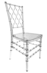 Clear Resin ProClear™ Diamond Back Chair
