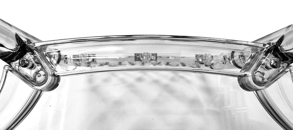 Chivari Clear Resin ProClear™ Diamond Back Chair CDRC-ZG-T